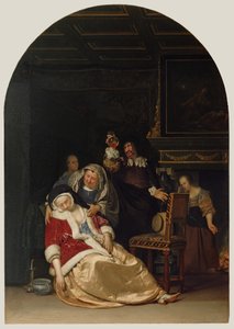 Wizyta u lekarza autorstwa Frans van Mieris the Elder