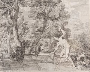 Narcyz i Echo, XVII wiek. autorstwa Frans van der Neve