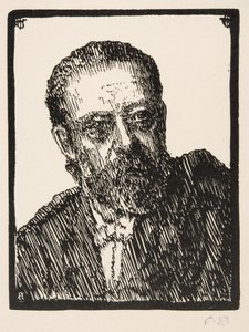 Portret Bedricha Smetany 1824-1884 autorstwa Frantisek Bilek