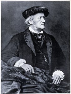 Richard Wagner - portret autorstwa Franza Hanfstaengl autorstwa Franz (after) Hanfstaengl