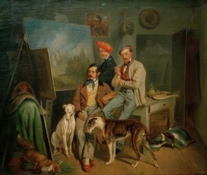 Bracia Benno, Franz i Eugen Adam w studiu