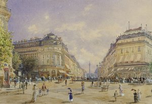 Rue de la Paix, Paryż, 1886 r.