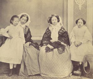 Elise Höusermann, Hermine, Marie i Marie Antoine, lata 50. i 60. XIX wieku. autorstwa Franz Antoine
