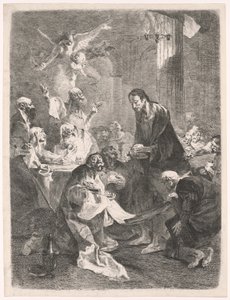Komunia święta Chrystusa i apostołów autorstwa Franz Anton Maulbertsch