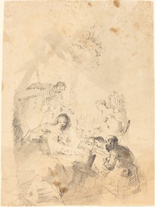 Adoracja pasterzy autorstwa Franz Anton Maulbertsch