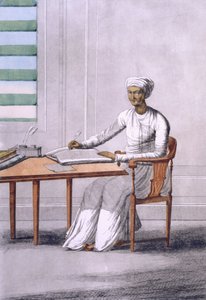 Causto (urzędnik), z „Hindusi czyli opis ich obyczajów, zwyczajów i ceremonii”, wyd. 1808-12 (kolorowa akwaforta)