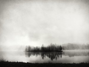Odbicie na Misty Island autorstwa Franz Bogner