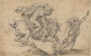 Ofiara Marka Curtiusa autorstwa Franz Cleyn