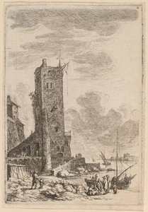 Port w Livorno autorstwa Franz Edmund Weirotter