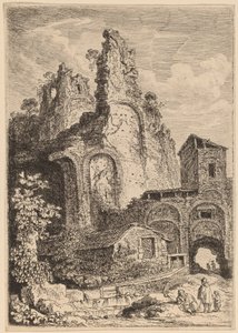 Stary Pałac w Tivoli autorstwa Franz Edmund Weirotter
