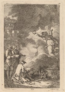 W drodze do Rzymu: pl. 6 autorstwa Franz Edmund Weirotter after Étienne de Lavallée Poussin