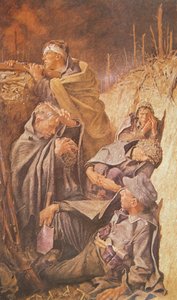 Okopani żołnierze niemieccy autorstwa Franz Eichhorst