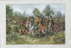 Franz Freiherr von der Trenck i jego pułk, 1903 autorstwa Franz Gaul
