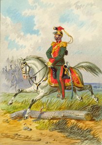żołnierz na koniu autorstwa Franz Gerasch