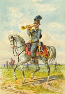 żołnierz na koniu autorstwa Franz Gerasch