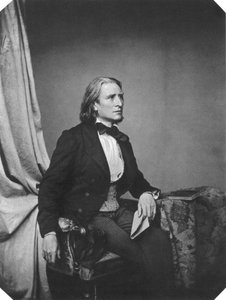 Franciszek Liszt, węgierski kompozytor i pianista, ok. 1860