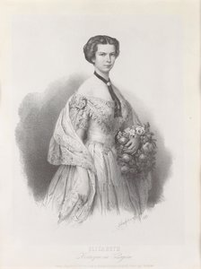 Portret cesarzowej Elżbiety Austrii, 1853.