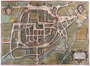 Braga, Portugalia autorstwa Franz Hogenberg