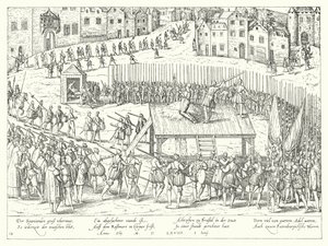 Egzekucja hrabiów Egmont i Horn w Brukseli, 1568