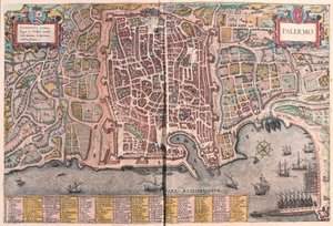 Palermo, Włochy (grawerowanie