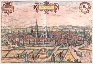 Soest, Niemcy (grawerowanie autorstwa Franz Hogenberg