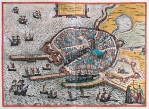 Vlissingen, Holandia (Grawerowanie autorstwa Franz Hogenberg