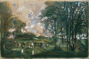Stary cmentarz żydowski w Lublinie autorstwa Franz Hohenberger