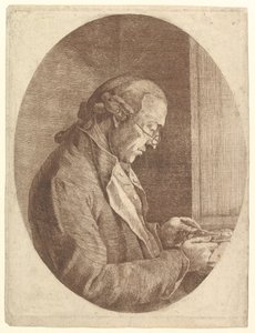 Portret artysty szkicującego miniaturę portretową, 1799. autorstwa Franz Jakob Josef Ignatz von Predl