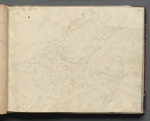 Album z widokami Rzymu i okolic, Studia krajobrazowe, strona 04a: "Cervera"