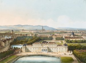 Zamek Belvedere autorstwa Franz Josef Sandmann