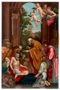 Ostatnia Komunia św. Hieronima, 1614 1870 autorstwa Franz Kellerhoven