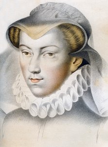 Louise de Lorraine-Vaudémont 1553-1601, XVI wiek 1849. autorstwa Franz Kellerhoven