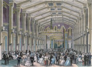 Sophien-Bad-Saal, bal dworski w pałacu Hofburg, Wiedeń autorstwa Franz Kollarz