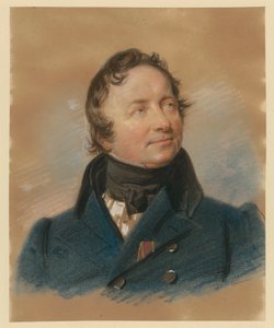 Portret rzeźbiarza Karla Friedricha Wichmanna autorstwa Franz Krüger
