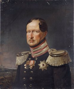 Fryderyk Wilhelm III Pruski - Fryderyk Wilhelm III Pruski (1797-1840), autorstwa Krugera, Franza (1797-1857). Olej na płótnie. Muzeum Narodowe w Sztokholmie