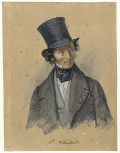 Friedrich August Stüler autorstwa Franz Krüger