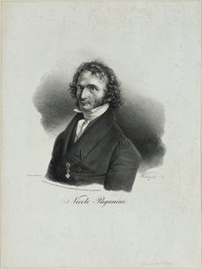 Niccolò Paganini autorstwa Franz Krüger