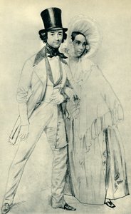Paul i Amalie Taglioni, 1839, 1943. autorstwa Franz Krüger