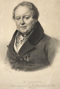 Portret cesarskiego lekarza osobistego Mikołaja Martina Arendta 1785-1859, 1836 autorstwa Franz Krüger