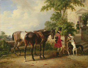 Pan młody, 1836 autorstwa Franz Krüger