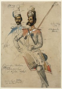 Uralski kozak gwardii autorstwa Franz Krüger