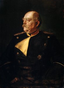 Portret kanclerza Otto von Bismarcka w mundurze, 1815-1898, XIX wiek.