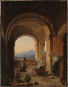 Pierwsze kroki, ok. 1820-25 (olej na płótnie)