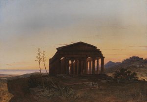 Świątynia Zgody – Girgenti autorstwa Franz Ludwig Catel