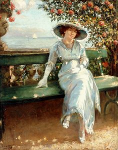 Popołudnie nad morzem, Cannes autorstwa Franz M. Melchers