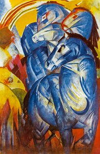 Wieża niebieskich koni, 1913