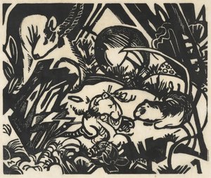 Legenda zwierząt autorstwa Franz Marc