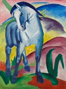 Niebieski koń I autorstwa Franz Marc