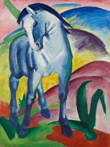 Niebieski koń I autorstwa Franz Marc
