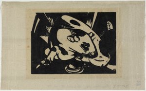 Byk autorstwa Franz Marc